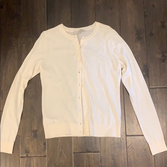 LOFT Sweaters - NWT Cream Loft Cardigan
